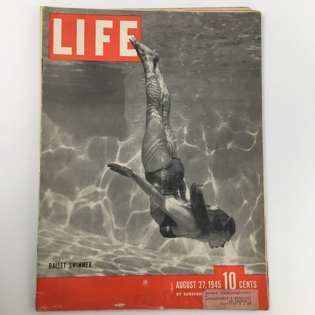 Life Magazine August 27 1945 Ballet Swimmer Cover Feature