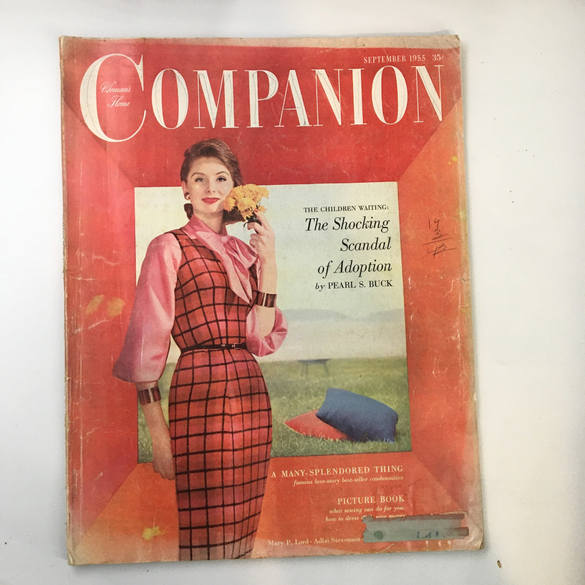 Woman's Home Companion Magazine September 1955 The Shocking Scandal of Adaption