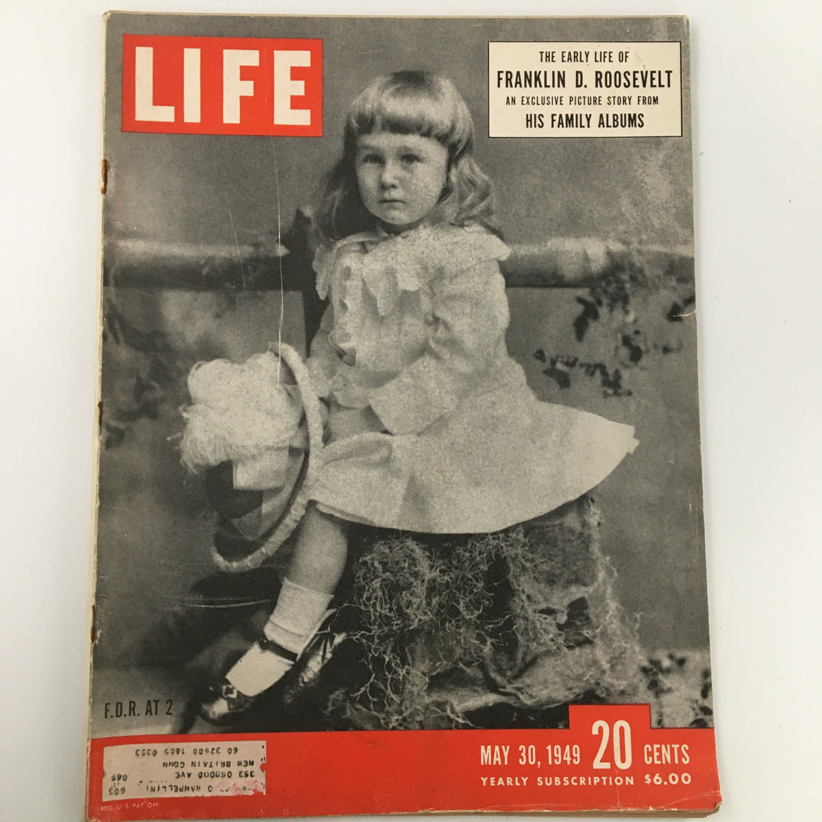 VTG Life Magazine May 30 1949 featuring Franklin D. Roosevelt at 2 Years Old on the cover, showcasing historical significance and nostalgic value.