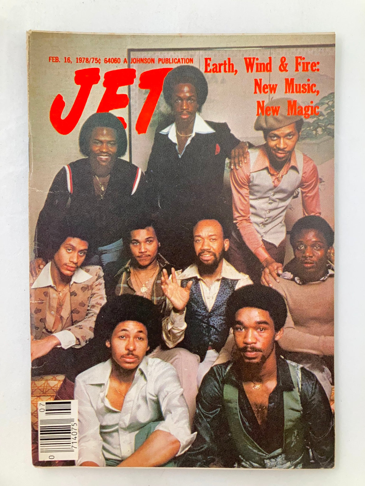 Vintage Jet Magazine February 16 1978 Vol 53 #22 Earth, Wind & Fire No Label