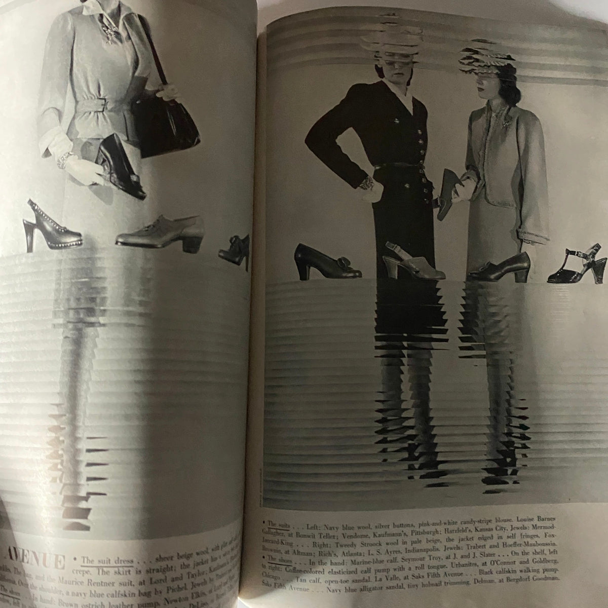 Harper's Bazaar Magazine March 1, 1942 The Pulse of Fashion No Label
