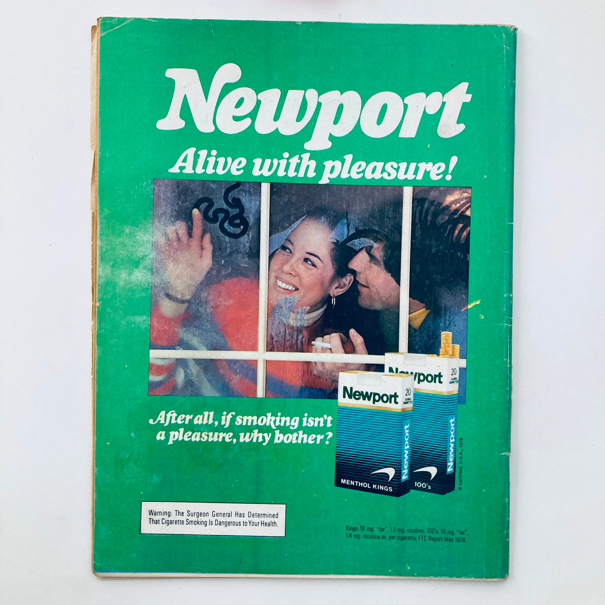 Vtg National Lampoon Magazine February 1979 Featuring Profile: Mr. Right - No Label, Creased & Cut Outs