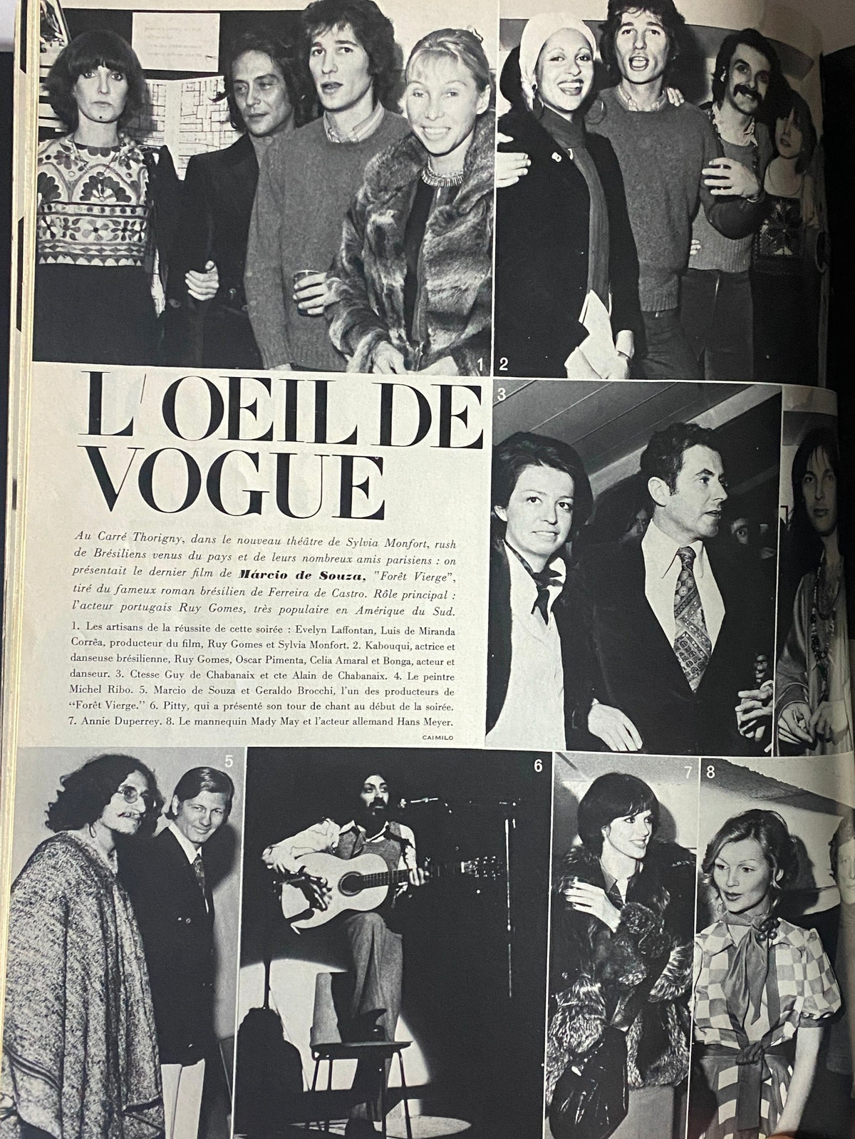 Vogue Paris Magazine June July 1973 Veruschka von Lehndorff Cover No Label VG