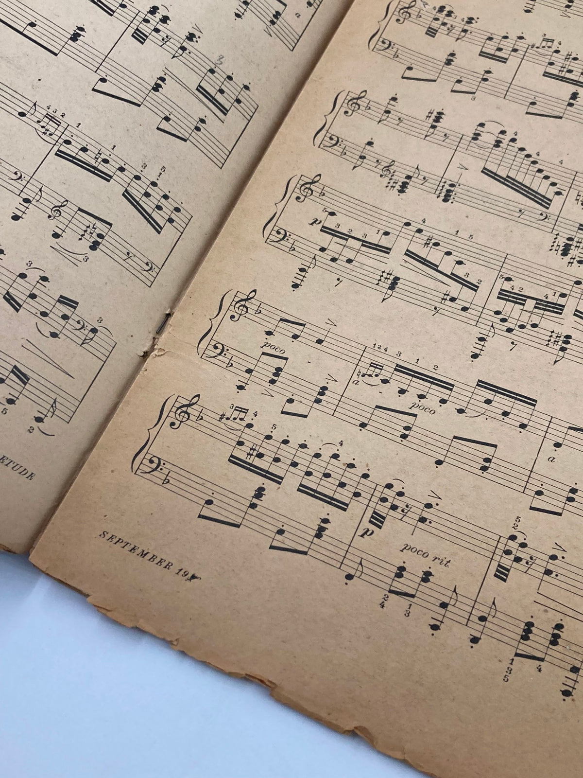 Pages from VTG Etude The Music Magazine September 1946 displaying sheet music, contributing to the magazine's content on music education.
