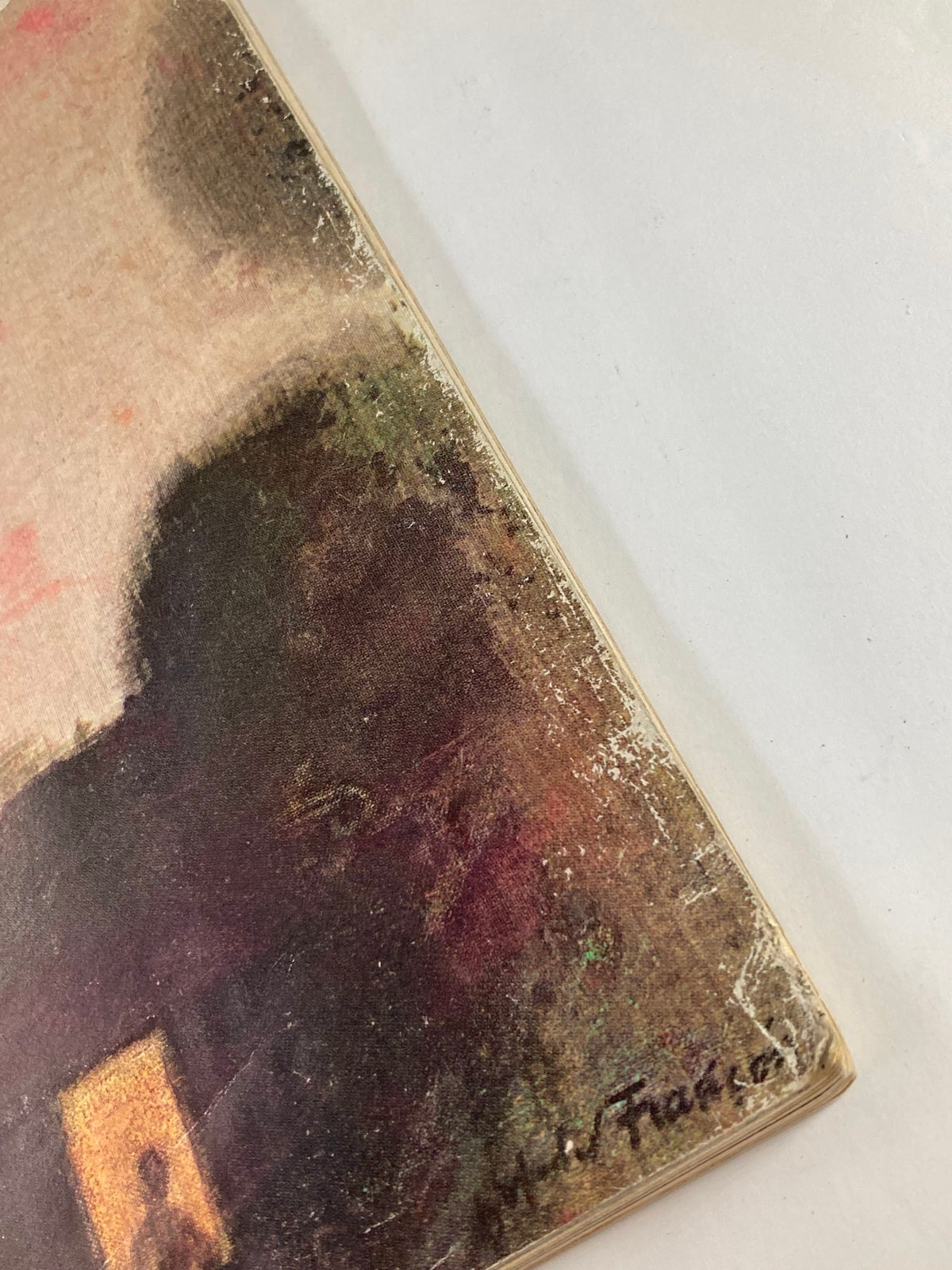 Detail of the cover of The New Yorker Full Magazine September 23 1967 showcasing signature of artist A. Francois, emphasizing collectible vintage quality.