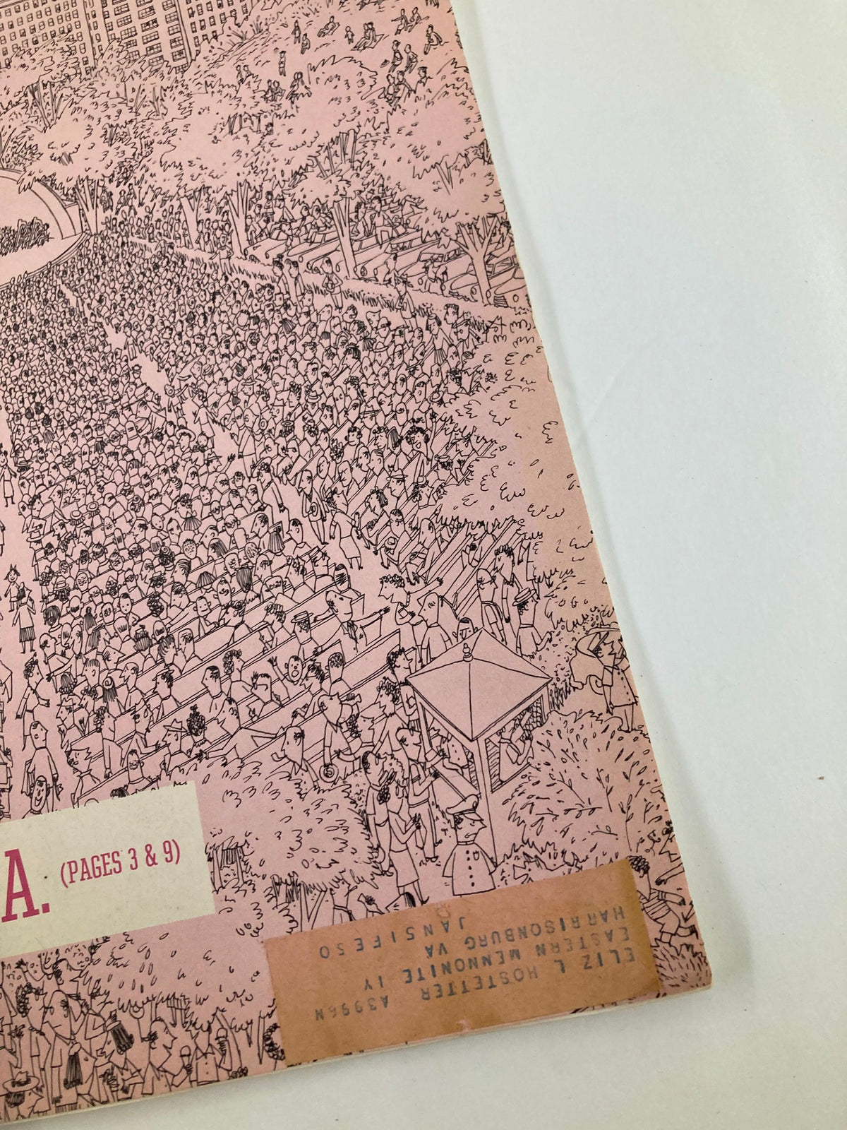 Cover illustration of VTG Etude The Music Magazine June 1950 showcasing a large crowd in a park setting, featured in Volume 68 Issue 6 focused on mastering flute tone.