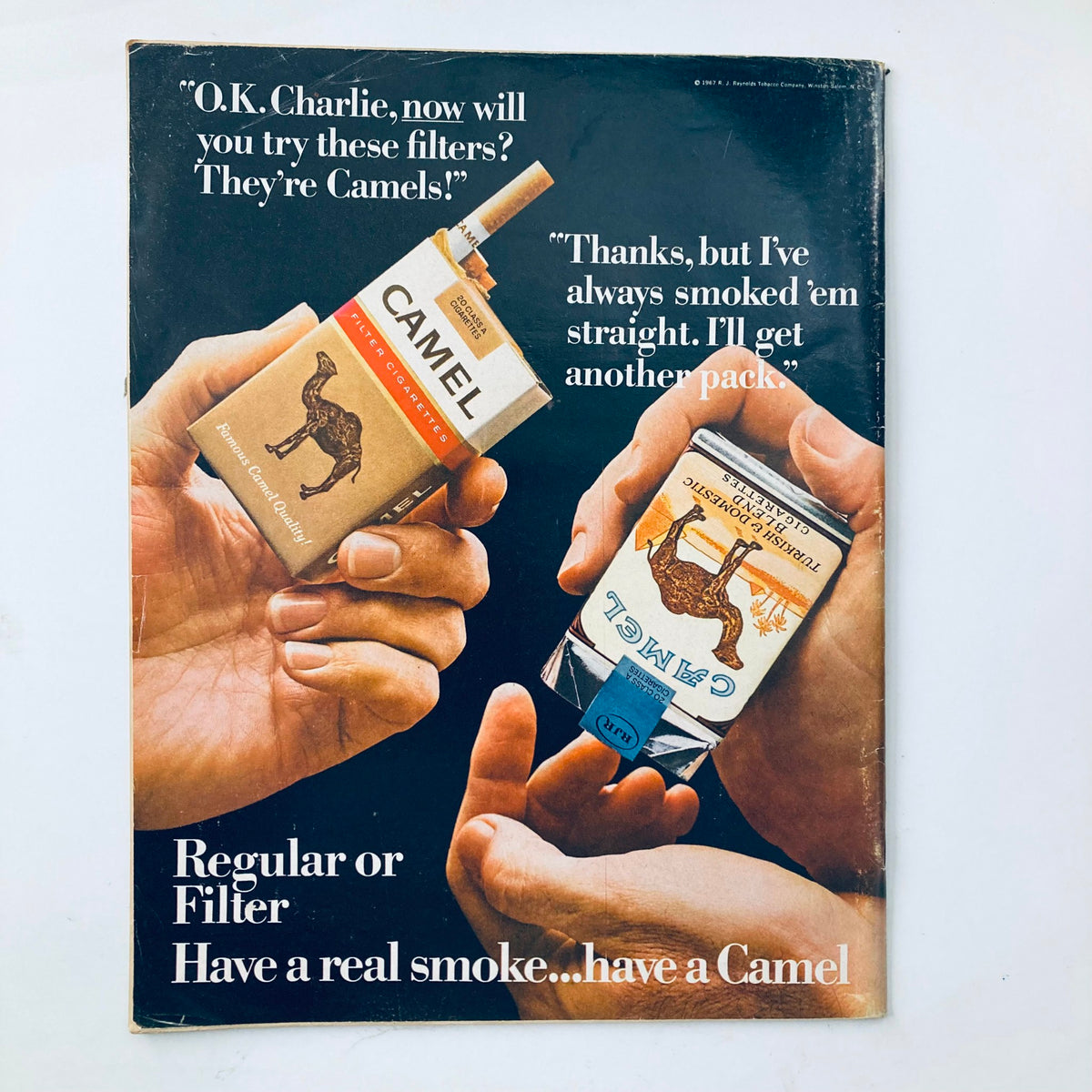 Cover of VTG The Progressive Farmer Magazine June 1967 featuring promotional content and advertisements related to tobacco products.