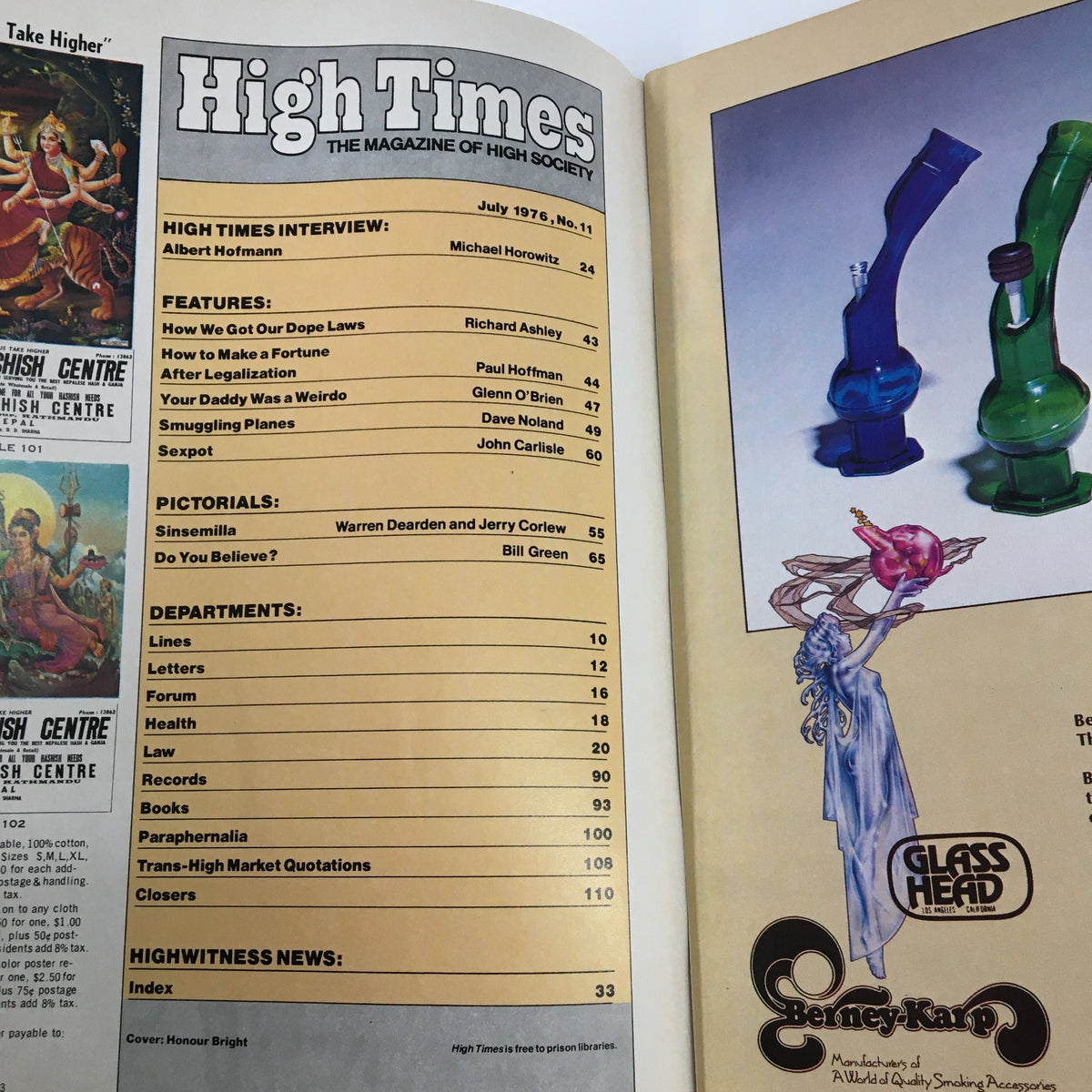 Vintage High Times Magazine September 1977 Inside The Federal Joint Rolling Factory