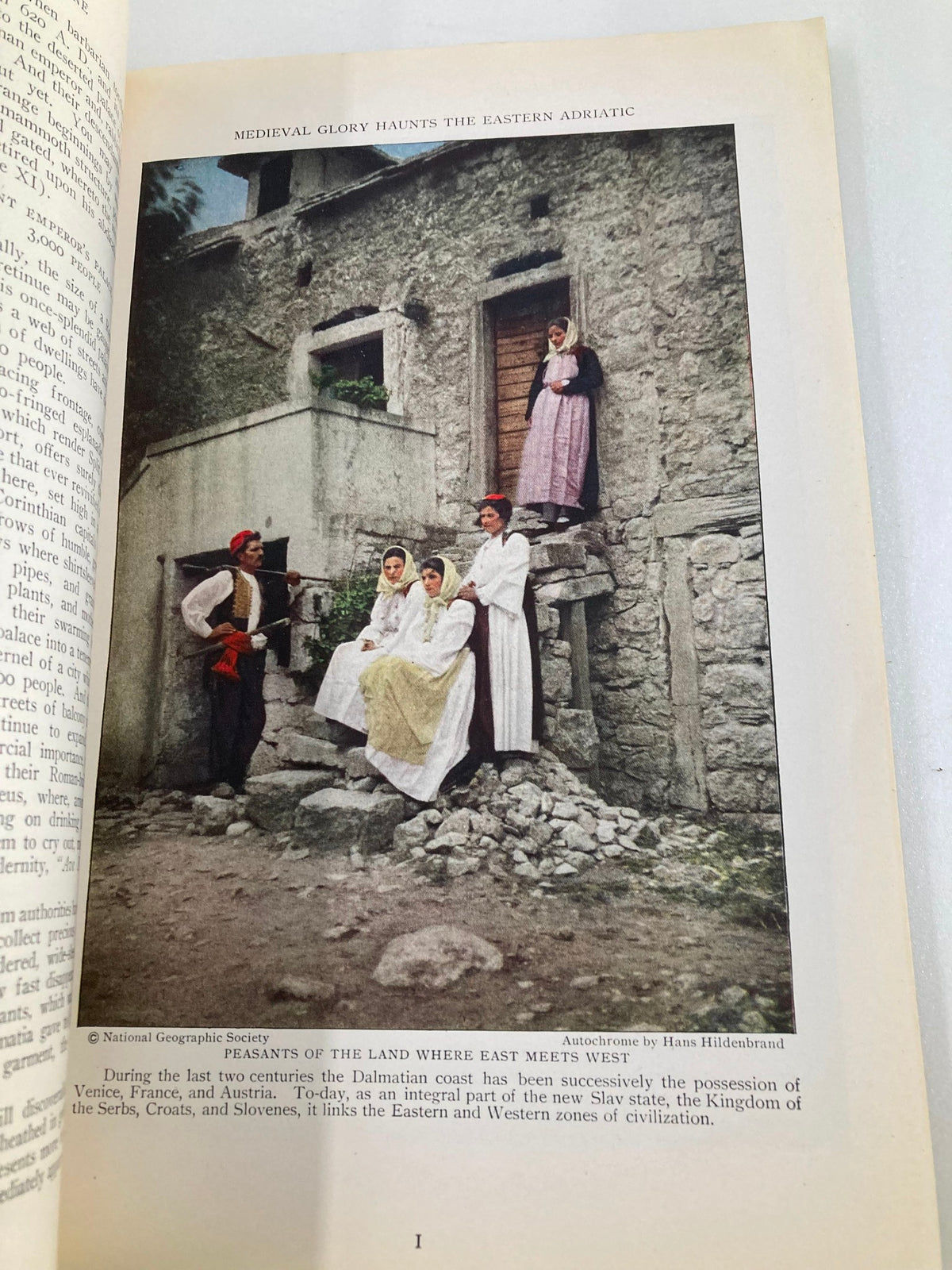 Image from the National Geographic Magazine January 1928 depicting peasants of the land where East meets West, showcasing cultural richness.