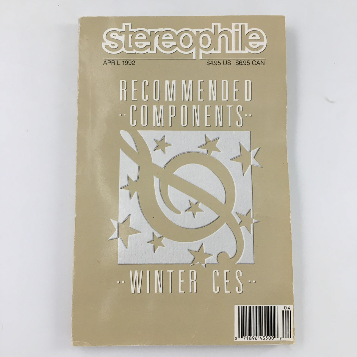 Stereophile Magazine April 1992 Recommended Components Winter CES, Newsstand