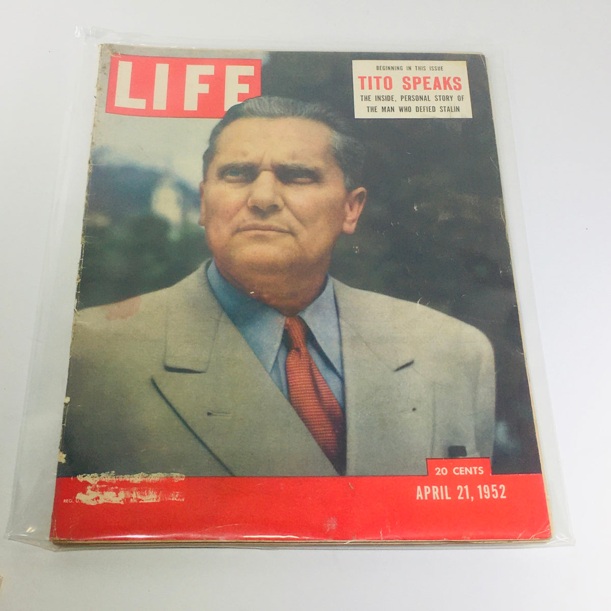 Life Magazine April 21, 1952 - Marshal Tito, Hogan & Snead at Masters Golf, Vintage Collectible