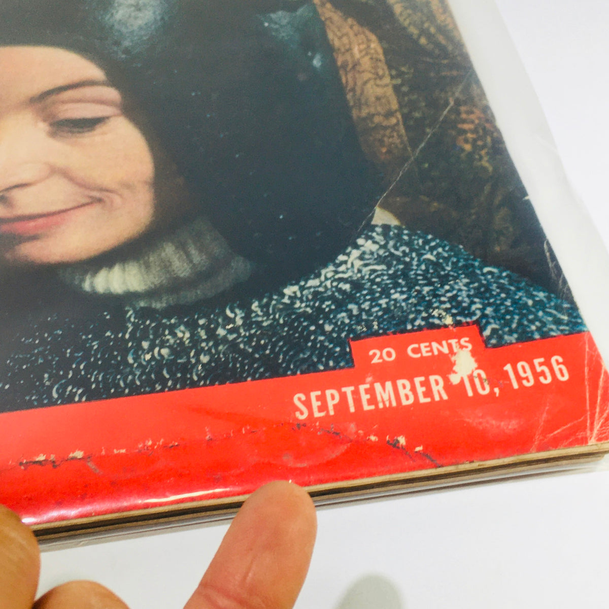 Vintage Life Magazine cover from September 10, 1956 featuring Siobhan McKenna, showing date and magazine details.