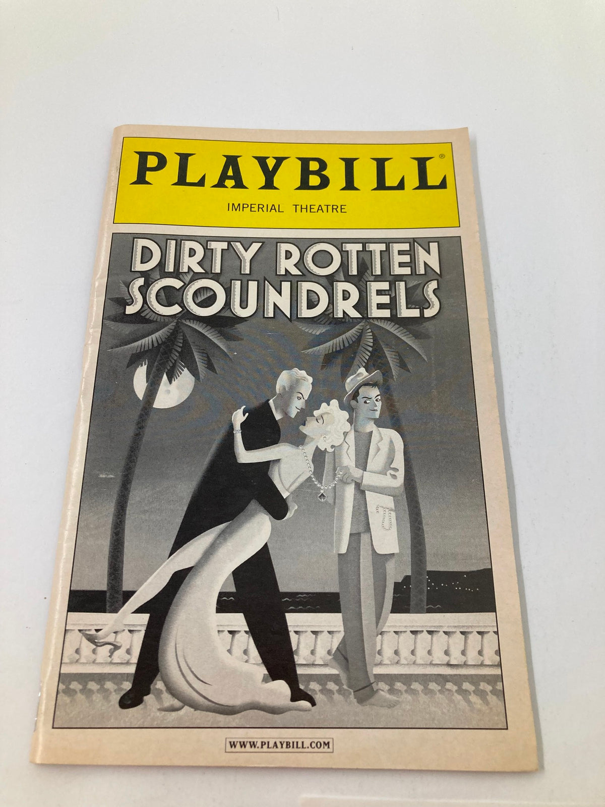 2005 Playbill Imperial Theatre for Dirty Rotten Scoundrels with a captivating cover design, emphasizing the theatrical performance's charm.