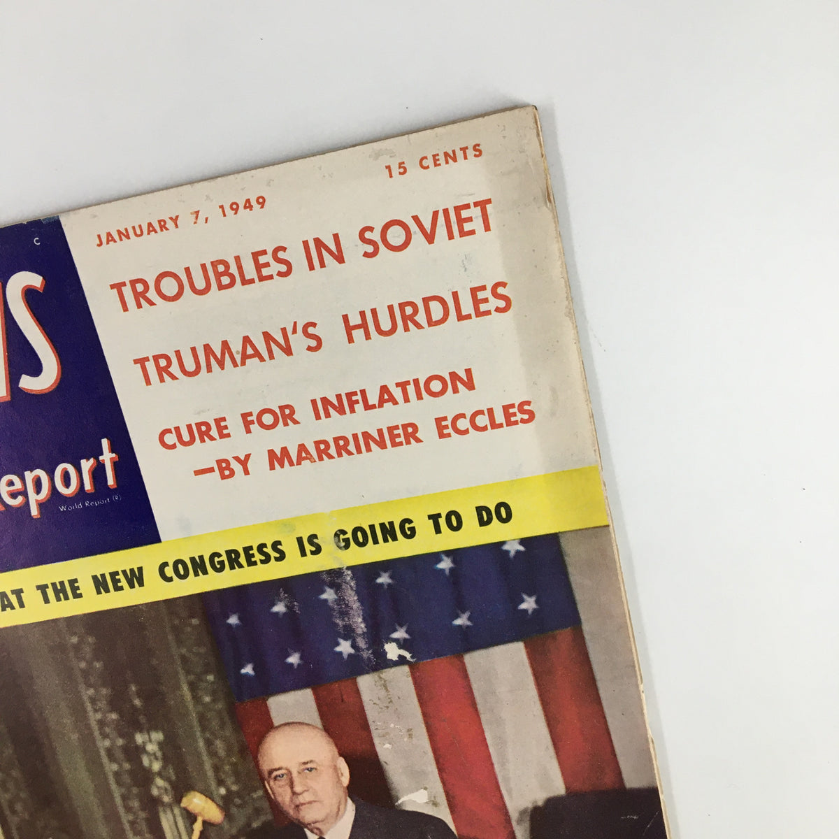 US News & World Report Magazine January 7 1949 Sam Rayburn Speaker of the House