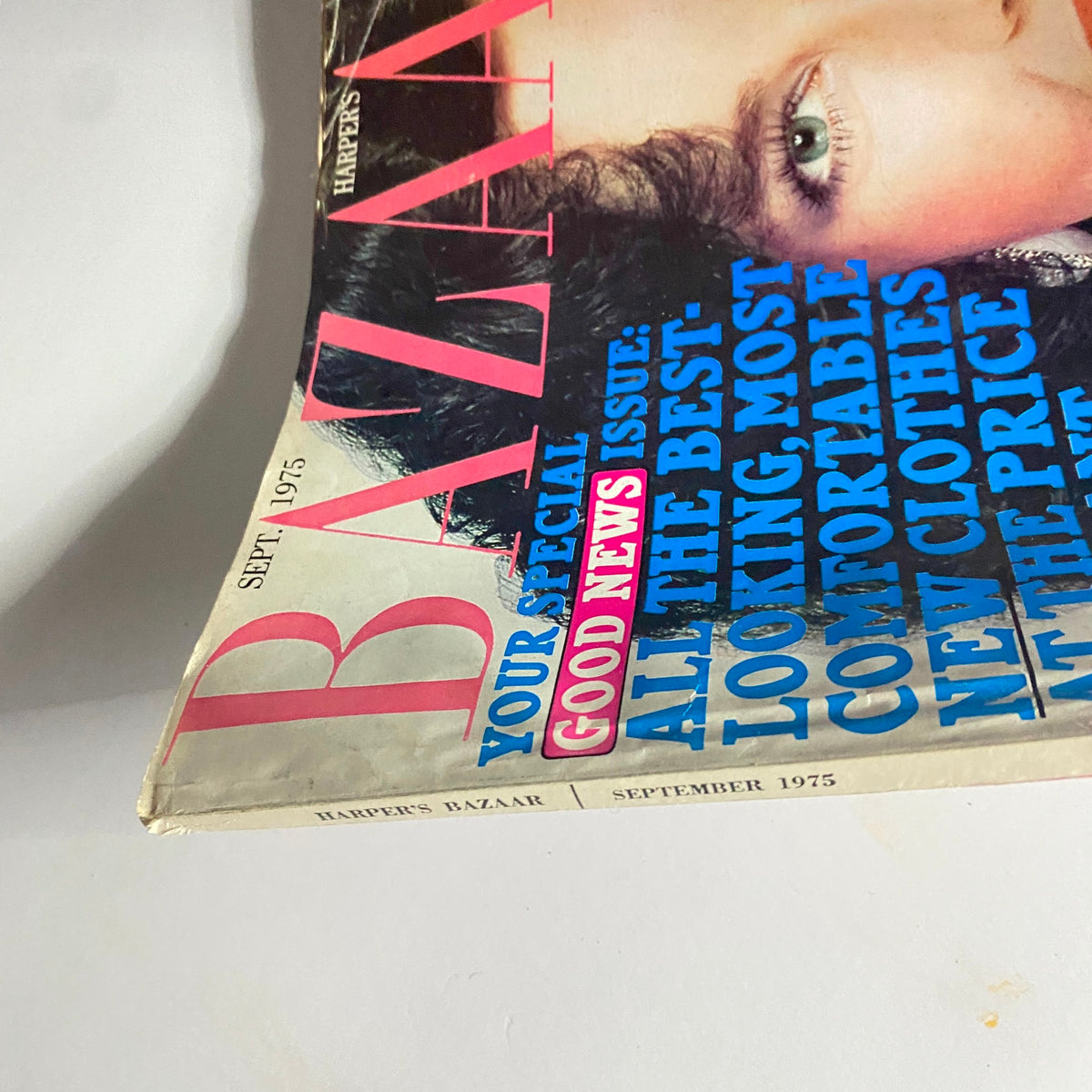 Harper's Bazaar Magazine September 1975 Dayle Haddon No Label