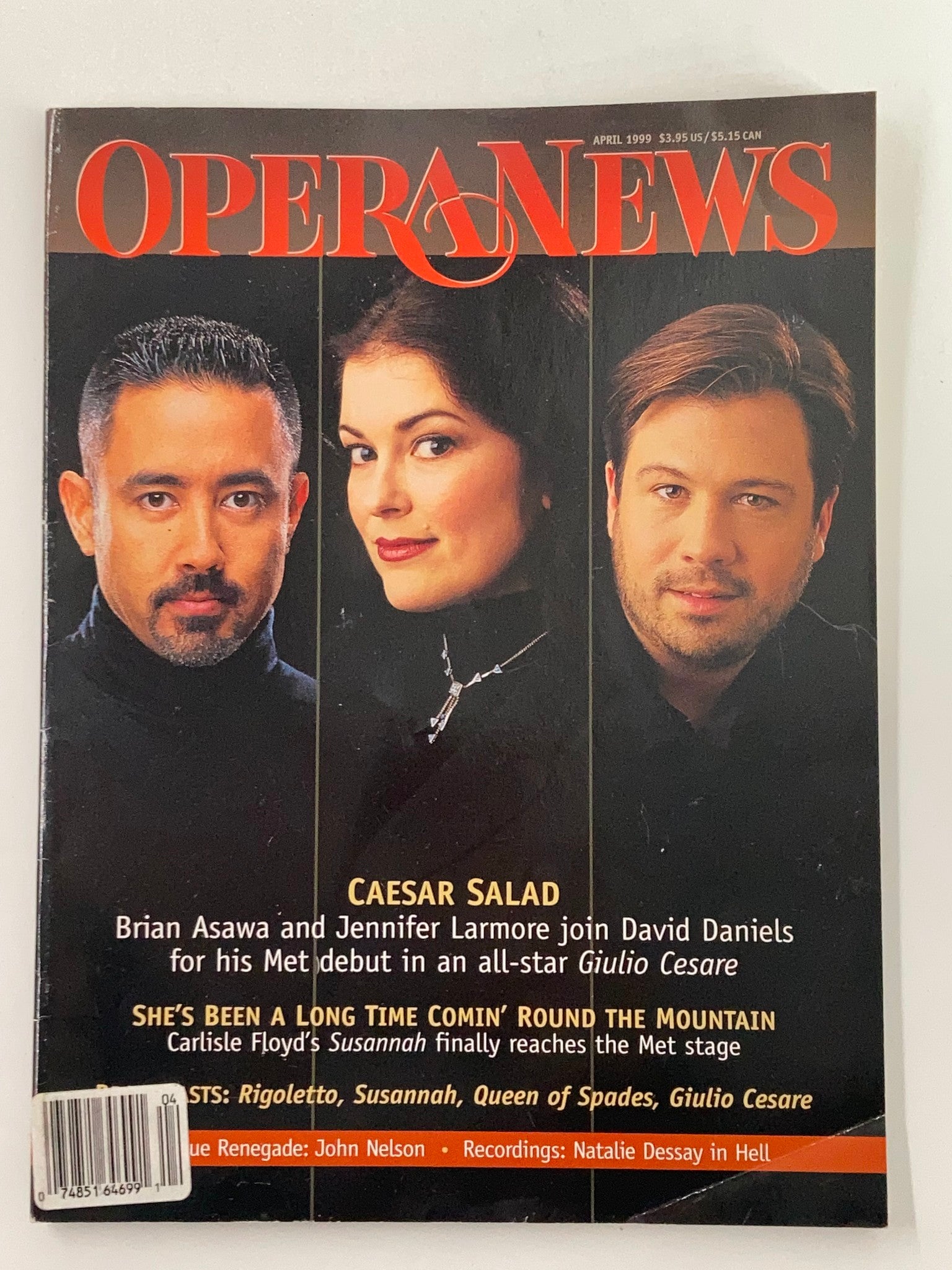 Opera News Magazine April 1999