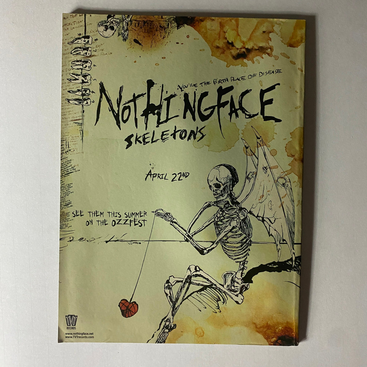 Metal Edge Magazine June 2003 Godsmack, Rob Zombie w Poster No Label VG
