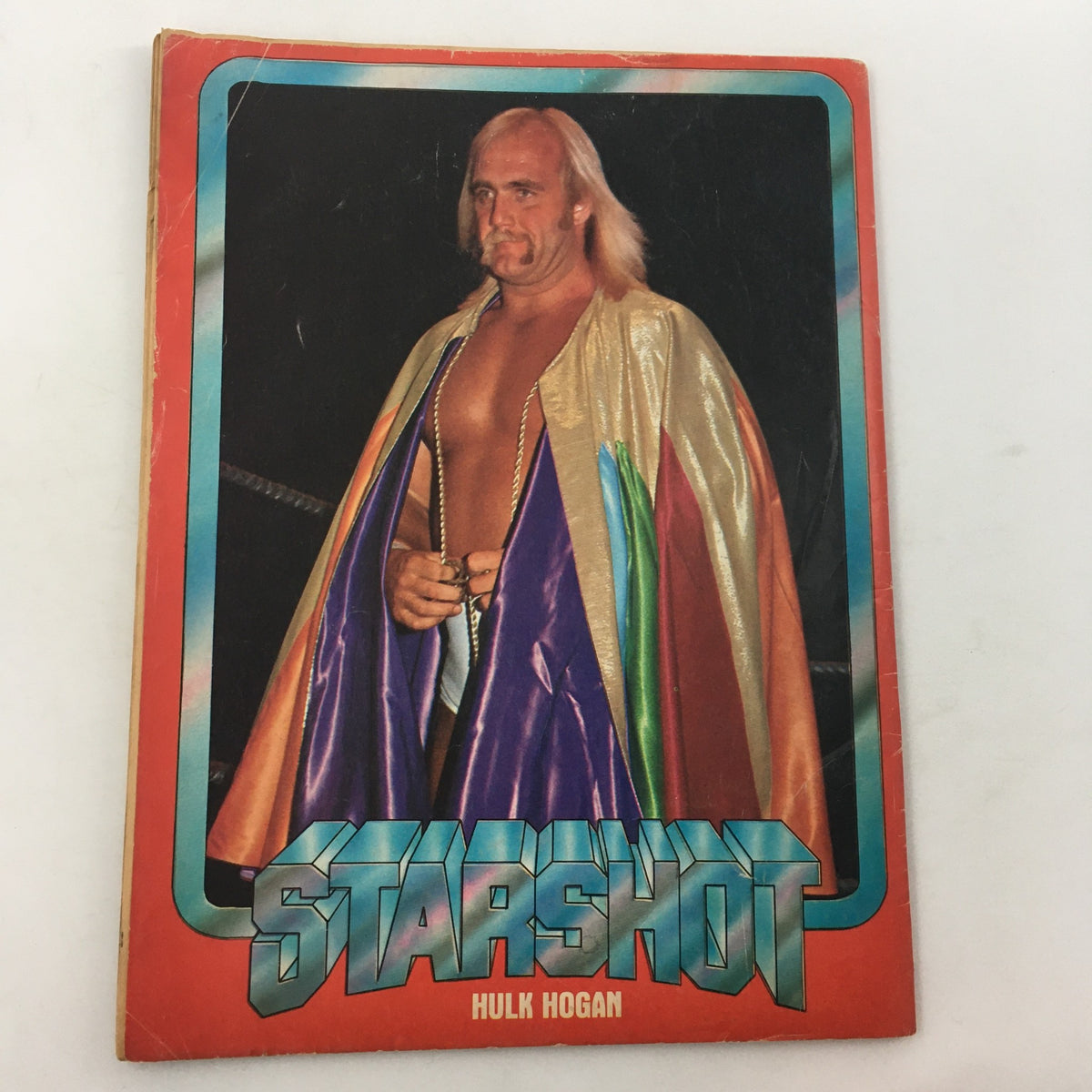 Back cover of Pro Wrestling Illustrated Magazine September 1980 showcasing a STARSHOT image of Hulk Hogan, a legendary professional wrestler.
