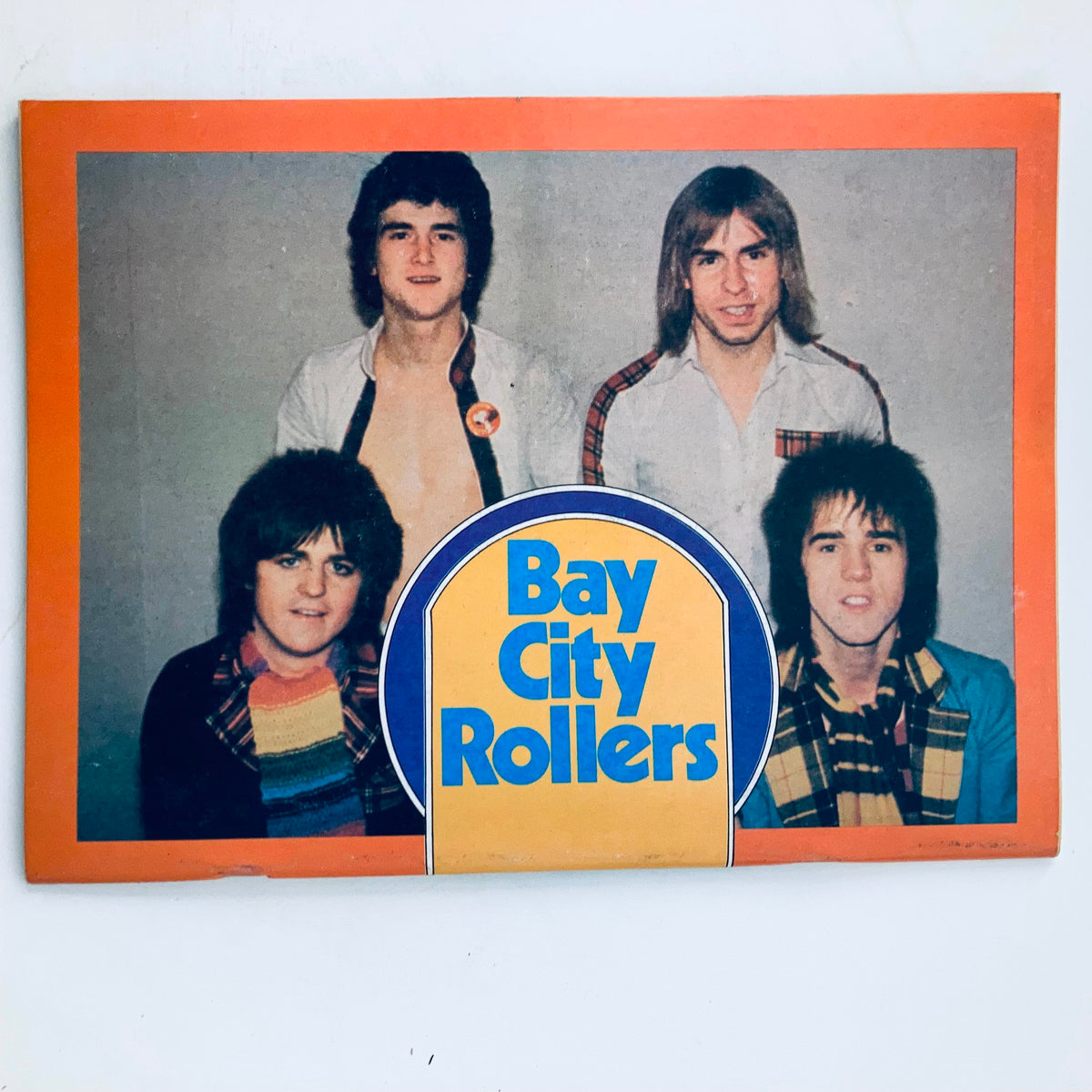 Bay City Rollers band members highlighted in Super Teen Magazine September 1977, representing the youthful pop culture of the 70s.