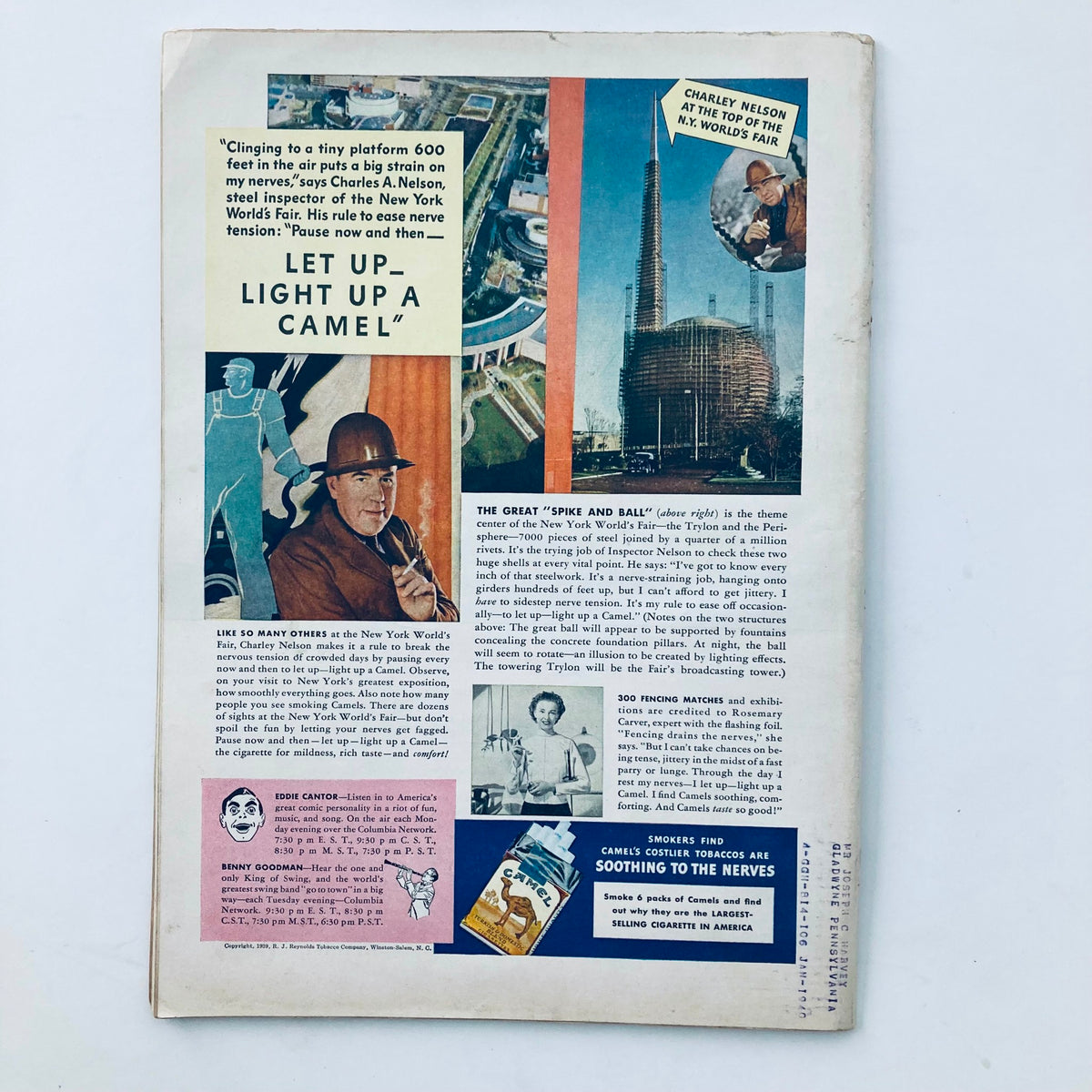 Vintage Time Magazine March 13 1939 Vol 33 No. 11 William Randolph Hearst
