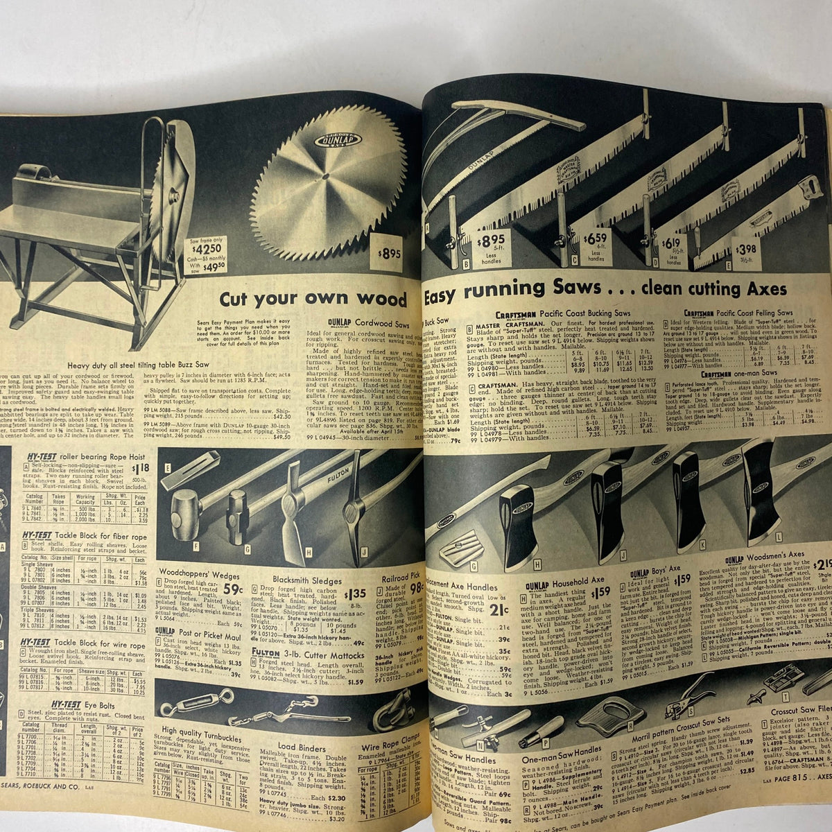 1945 Sears, Roebuck and Co. Spring and Summer Catalog