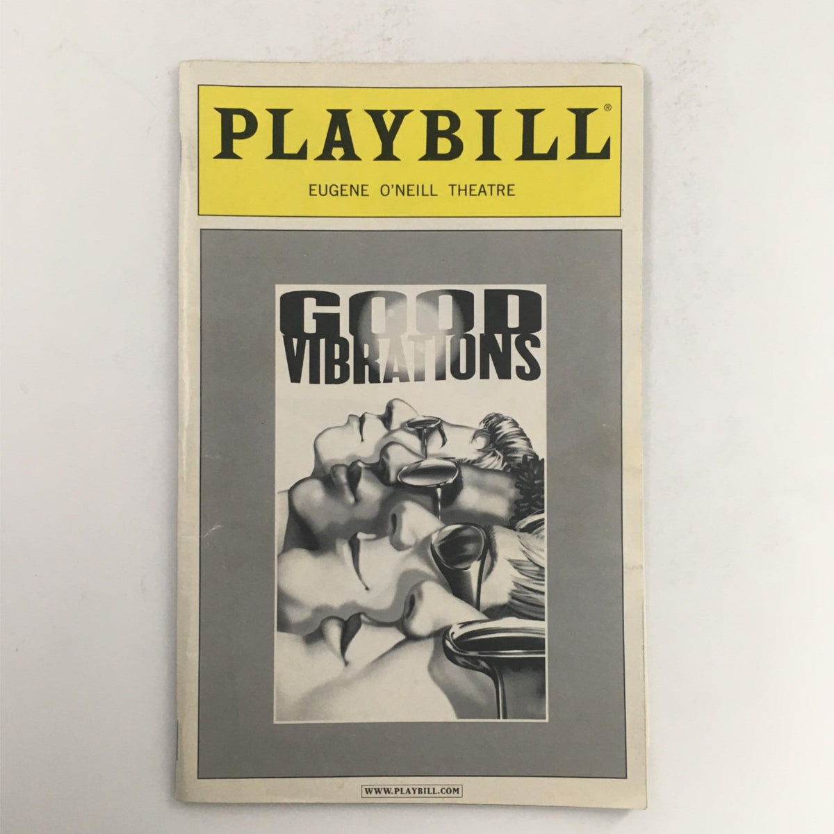 2005 Playbill for Good Vibrations at Eugene O'Neill Theatre featuring a graphic cover design with stylized images of faces wearing sunglasses.