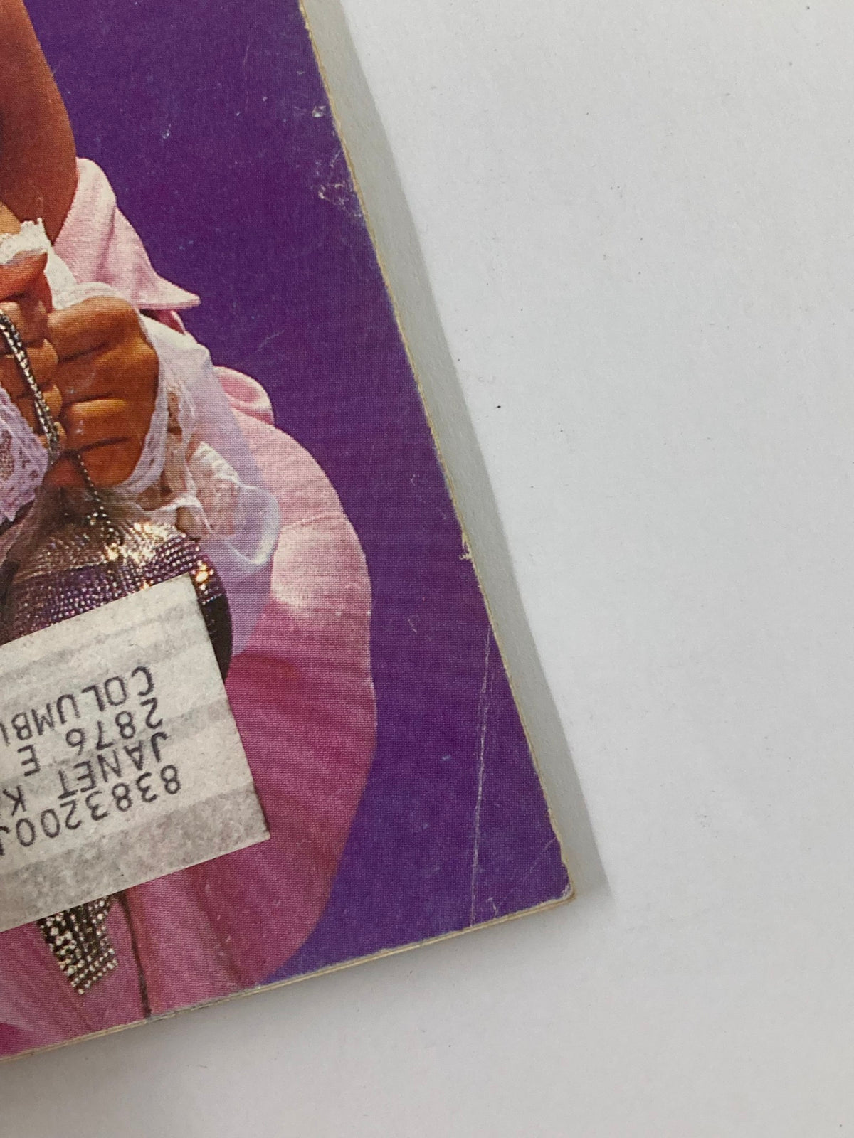 Side angle of the VTG Jet Magazine March 25, 1985, highlighting the cover details and Vanity's stylish look.