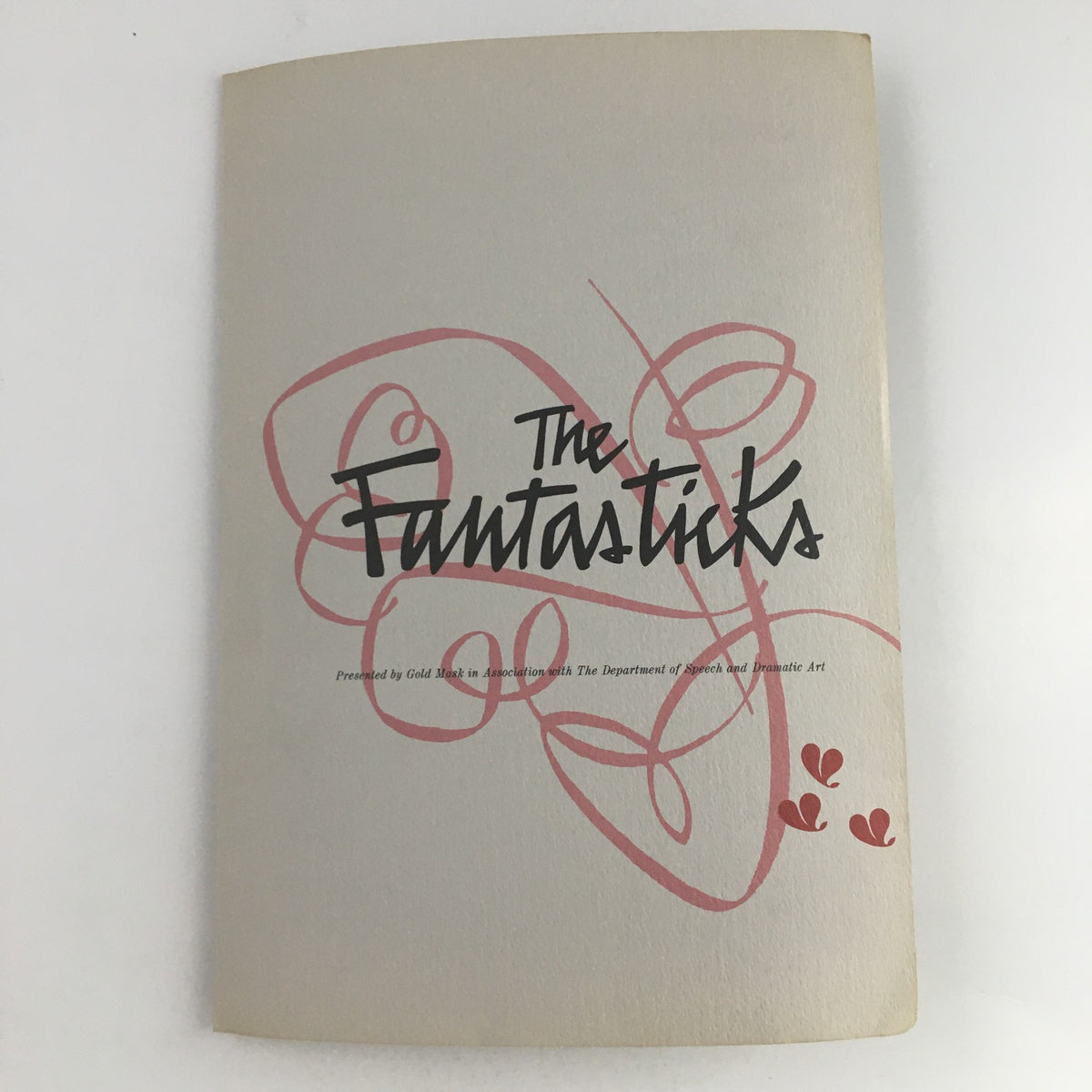 Cover page of The Fantasticks: A Parable About Love by Nancy Iezzi, featuring artistic script and abstract design.