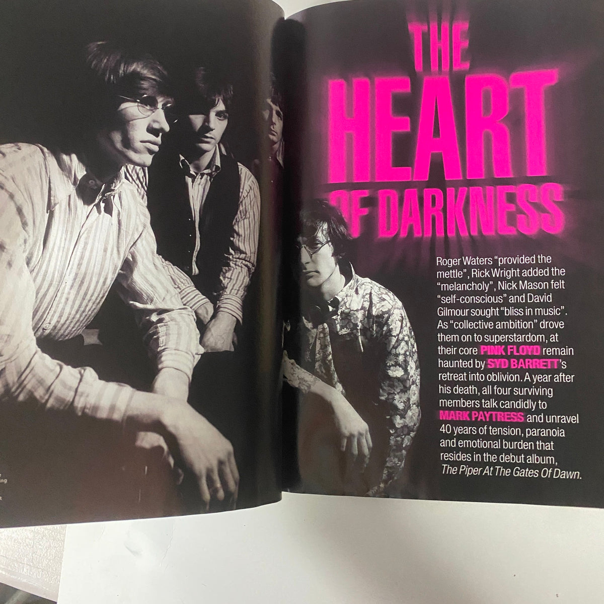 Mojo Music Magazine October 2007 featuring Pink Floyd cover story 'The Heart of Darkness' with band members and insights into their debut album 'The Piper at the Gates of Dawn'.