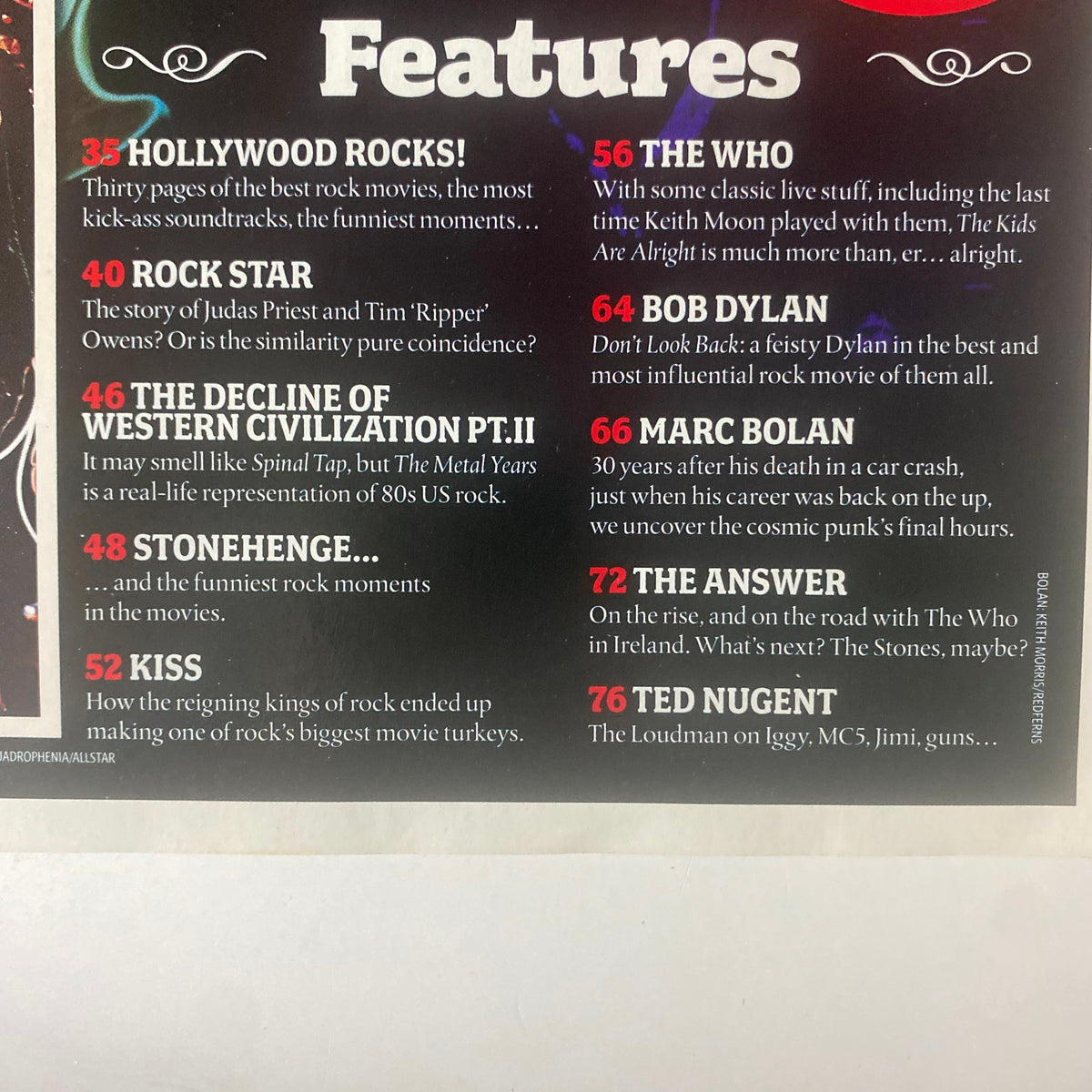 Inside features of Classic Rock Magazine October 2007, showcasing articles about classic rock legends like Judas Priest and Ripper Owens.