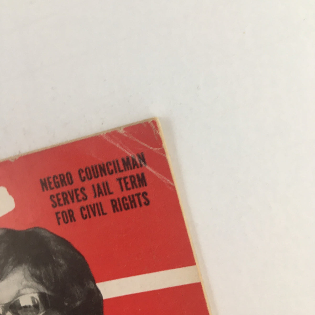 Close-up view of Jet Magazine cover from February 27, 1964 highlighting civil rights news including Jo Baker.