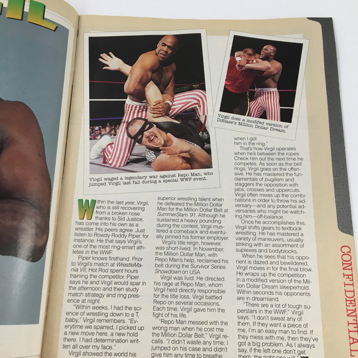 WWF Magazine May 1992 Miss Elizabeth, Tatankta & Hulk Hogan Merchandise No Label