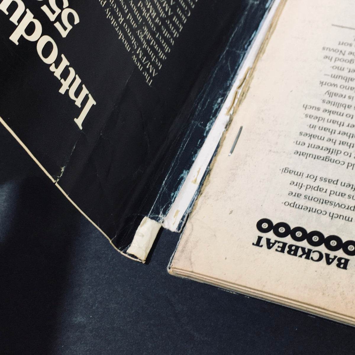 Interior view of VTG High Fidelity Magazine March 1980, illustrating the magazine's spine and edges, indicative of its vintage status, perfect for music memorabilia collectors.