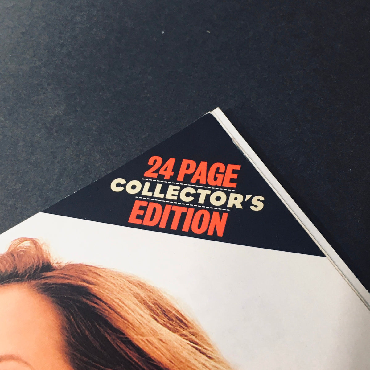 Close-up of FHM Magazine 2001 - 1st Anniversary cover highlighting '24 Page Collector's Edition' text.