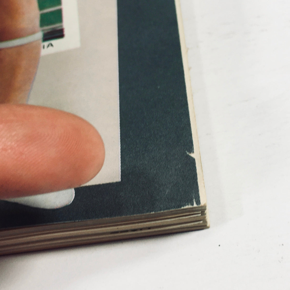 Close-up view of a vintage Philadelphia Magazine from November 1981, titled 'The Porn Brokers: X-Rated Economy', showcasing its edge and detailing, perfect for collectors.