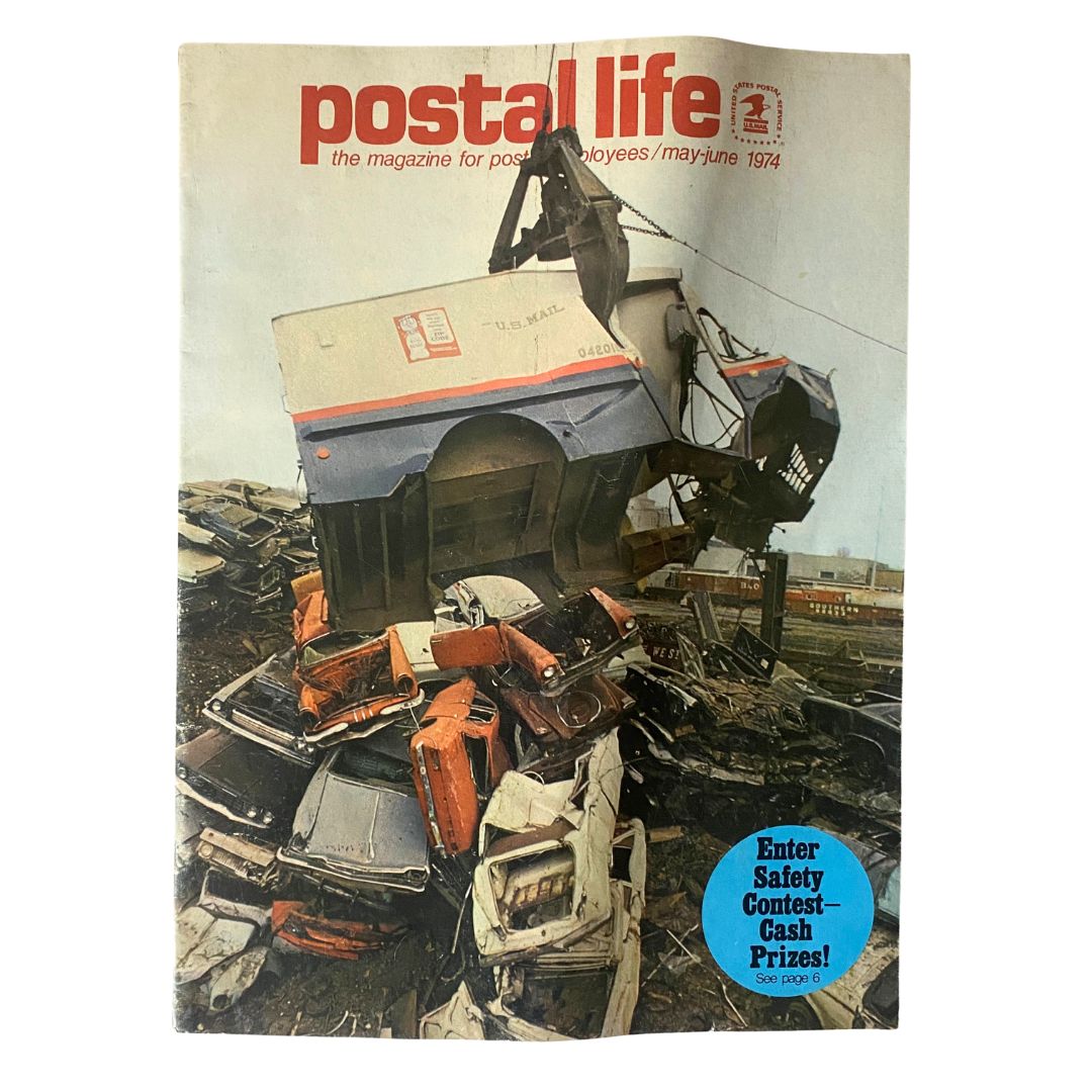Vintage Postal Life Magazine May - June 1974 Enter Safety Contest - Cash Prize