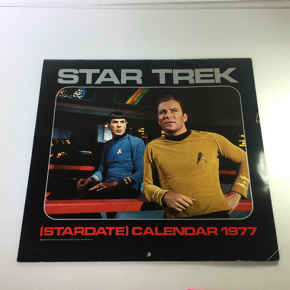 Vintage 1977 Star Trek Stardate Spock Calendar Leonard Nimoy / William Shatner