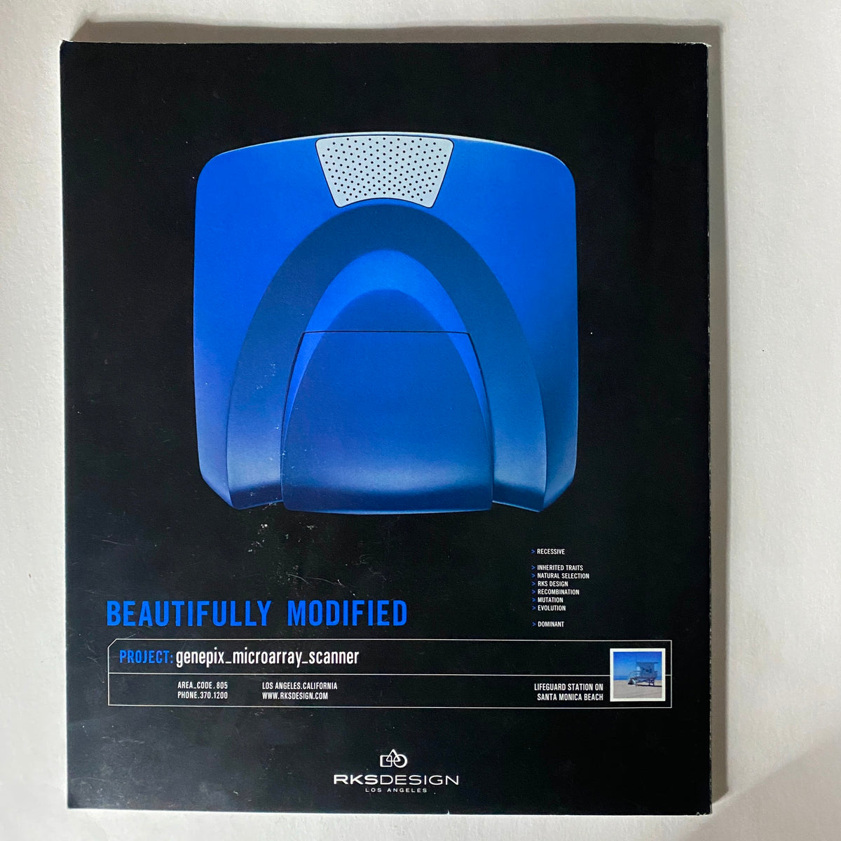 I.D. Magazine May 2003 New Trends in Mobile Architecture cover featuring a blue modified device design, illustrating innovative concepts in contemporary architecture.