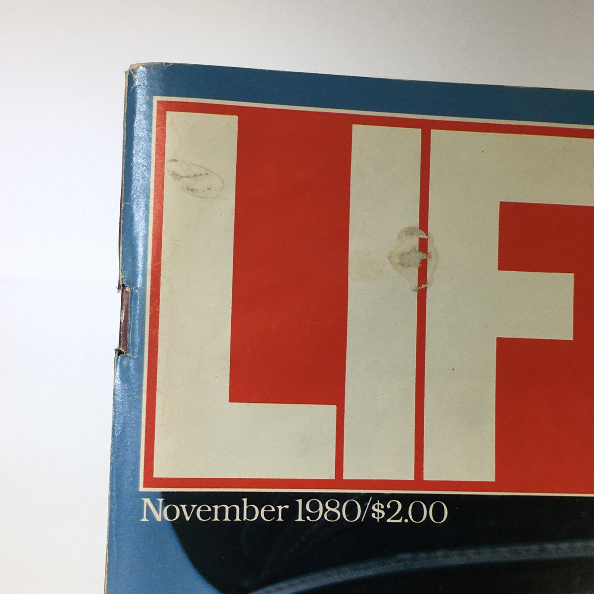 Close-up of the top section of the VTG Life Magazine dated November 1980, highlighting the magazine title and the issue date.