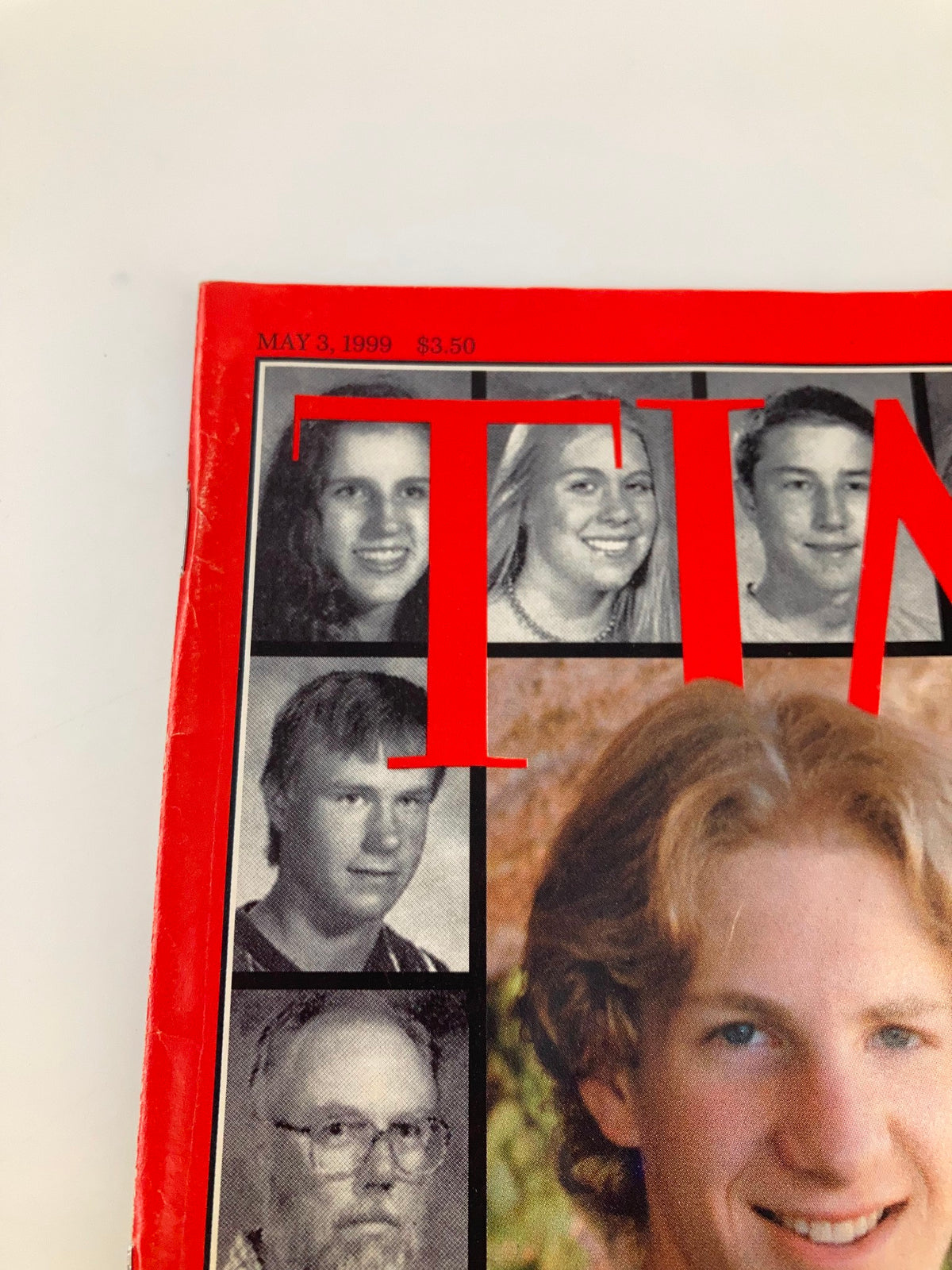 Cover of Time Magazine from May 3, 1999, featuring the title 'The Monsters Next Door' with images of teens, including Dylan Klebold and Eric Harris.