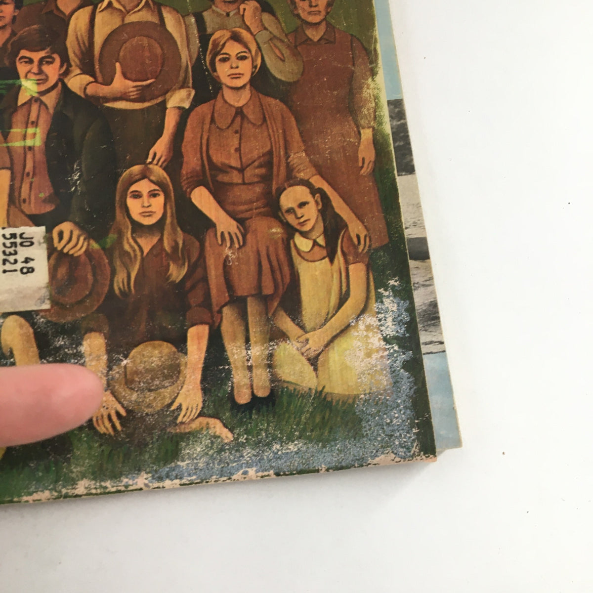 Close-up of the TV Guide Magazine cover dated April 28, 1973, focusing on The Waltons, with characters depicted in a vintage illustrative style.