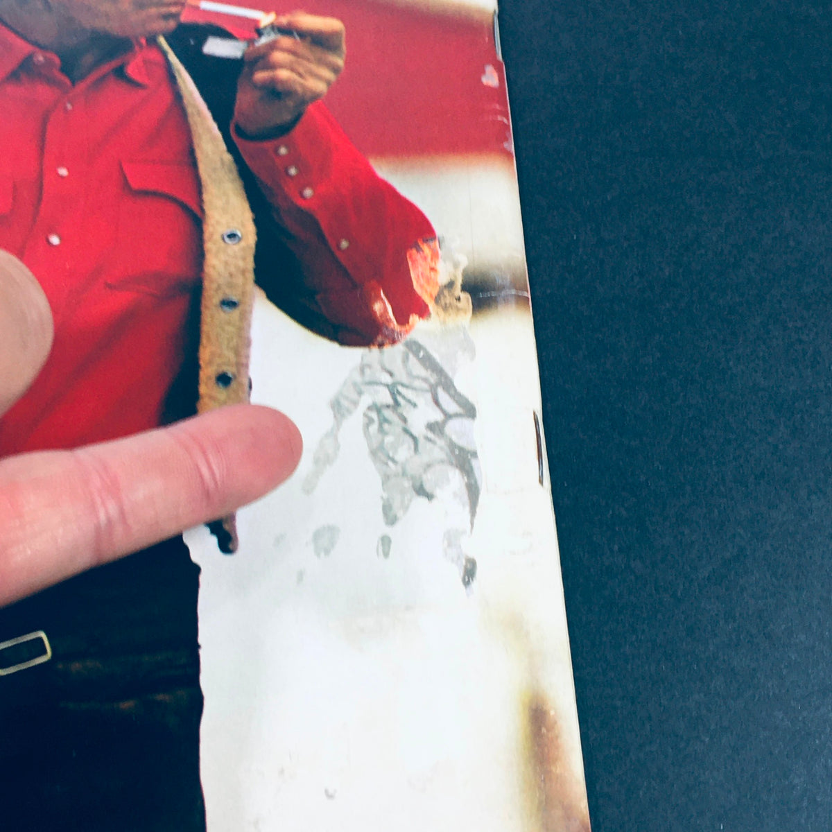Cover of VTG Look Magazine March 23 1971 featuring a man in a red shirt holding a cigarette, showcasing the vintage theme and retro style of the magazine.