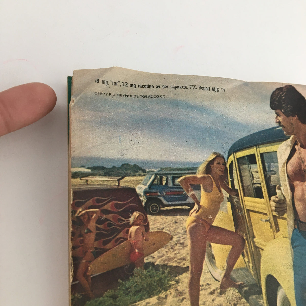 TV Guide Magazine April 1 1978 cover featuring a nostalgic beach scene with surfers and classic vehicles, showcasing classic television culture of the late '70s.