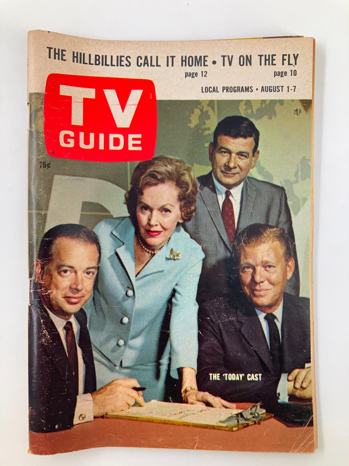 Cover of TV Guide Magazine August 1 1964 featuring Maureen O'Sullivan, showcasing the iconic TV personalities and programs of the era.