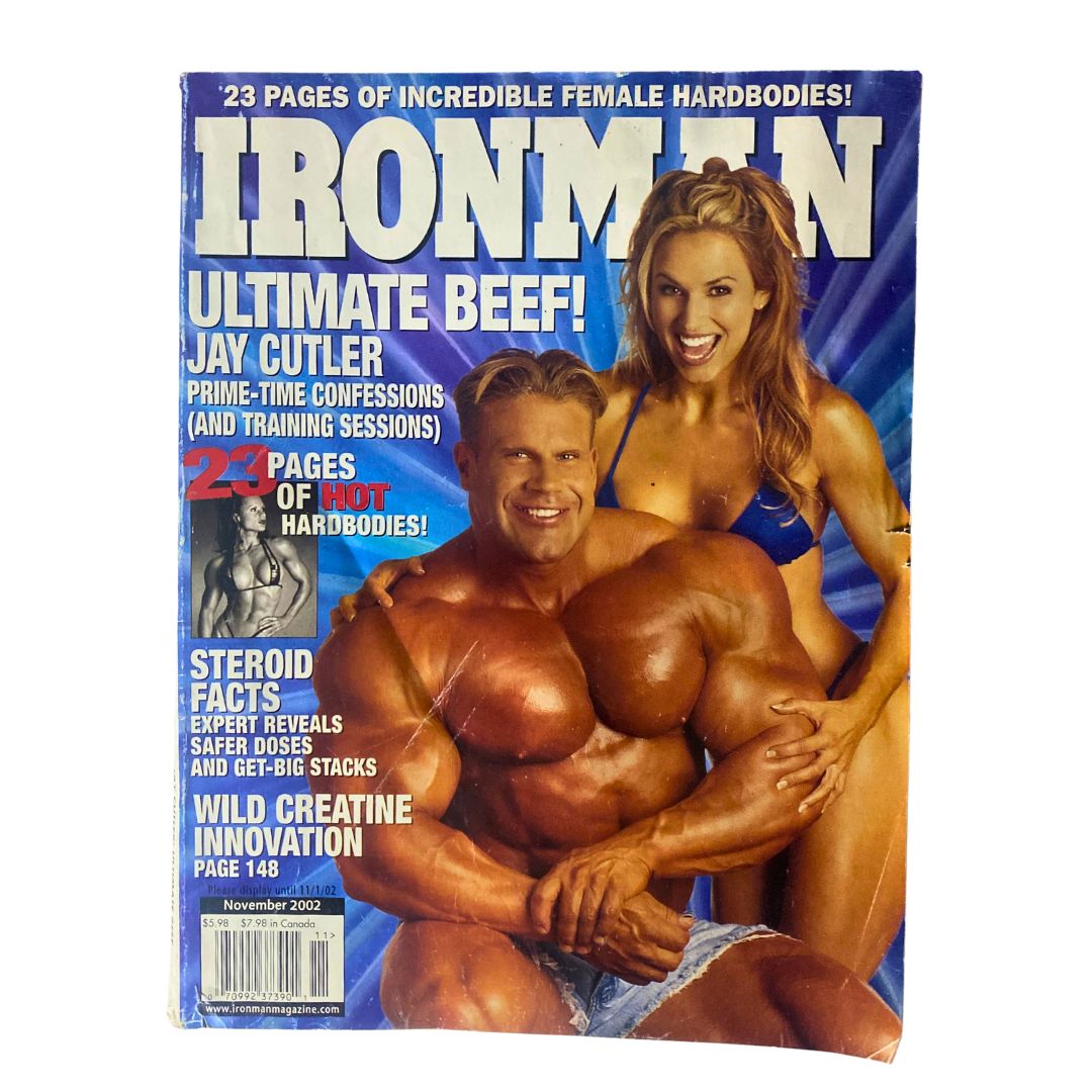 Ironman Magazine November 2002 Vol 61, Num 11 Jay Cutler, Brandy Flores No Label