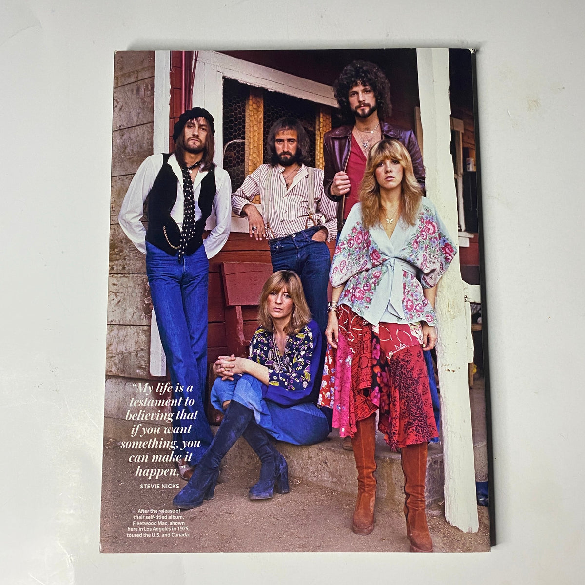 Music Spotlight Collector's Edition 2021 featuring Stevie Nicks and Fleetwood Mac band members, capturing the spirit and influence of Nicks as a rock icon.