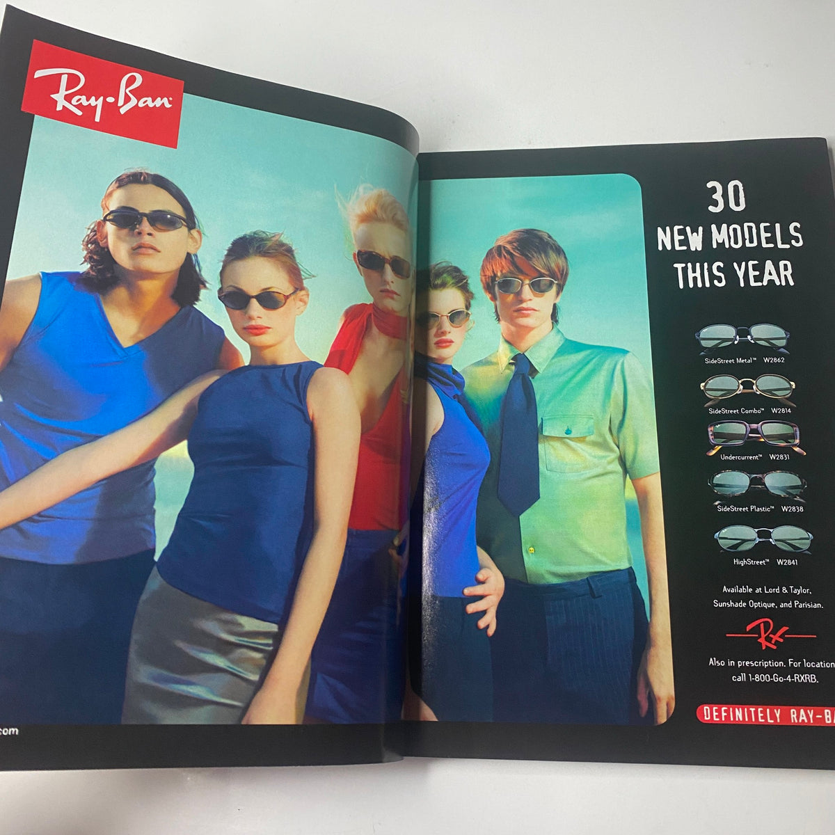 Vogue Magazine June 1998 Sandra Bullock Cover No Label VG displaying fashion models wearing Ray-Ban sunglasses.