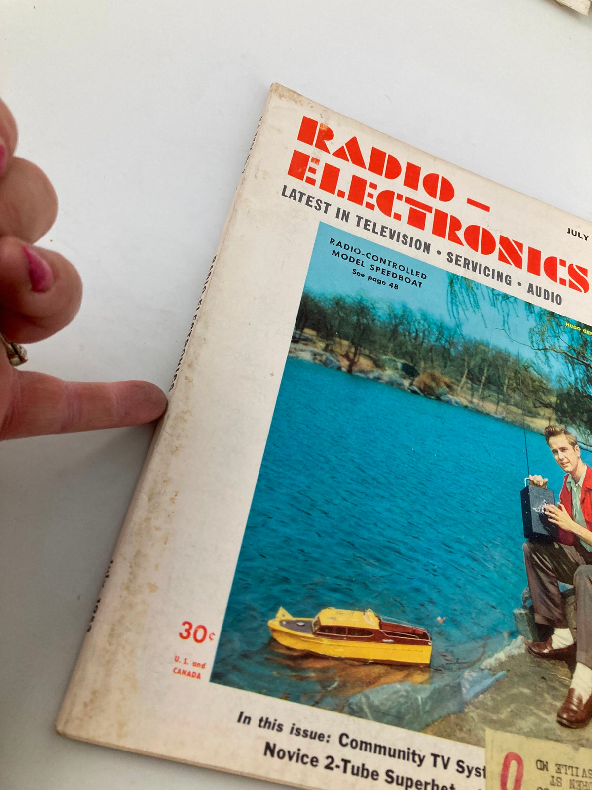 Vintage Radio-Electronics Magazine July 1953 Radio-Controlled Model Speedboat