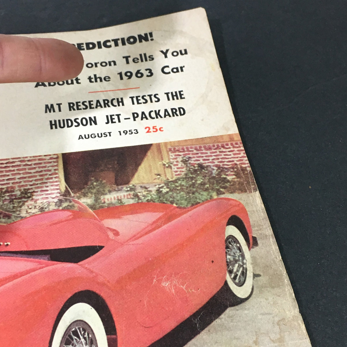 Vintage Motor Trend Magazine August 1953 - Walt Woron / MT Research Test Hudson Jet
