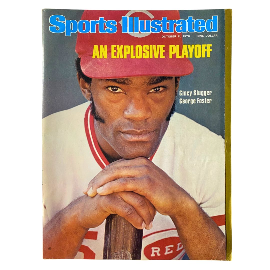 Vintage Sports Illustrated Magazine October 11 1976 George Foster No Label VG